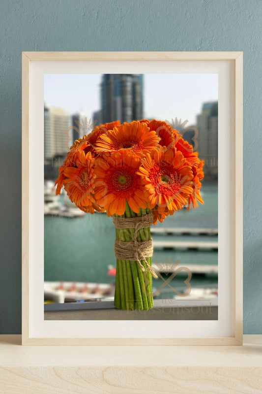 Orange Gerberas Artwork