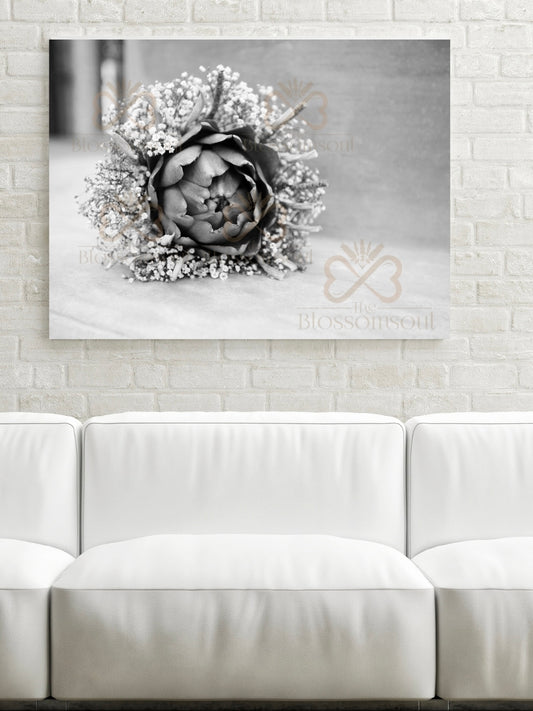 Artichoke Monochrome Artwork