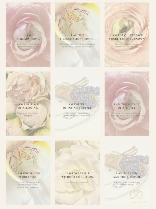 Glow-Up Floral Reflection Cards