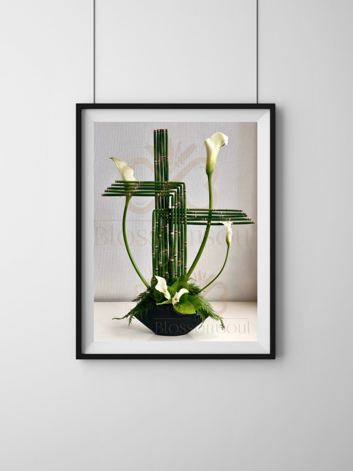Attacher I | Japanese Modern Floral Design | Digital Artwork Limited Edition