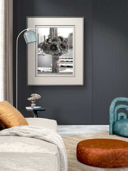 Gerberas Monochrome Artwork