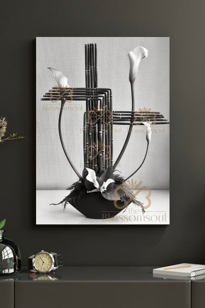 Attacher I Japanese Monochrome Artwork