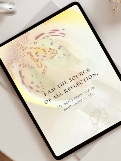 Glow-Up Floral Reflection Cards