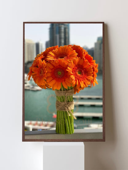 Orange Gerberas Artwork