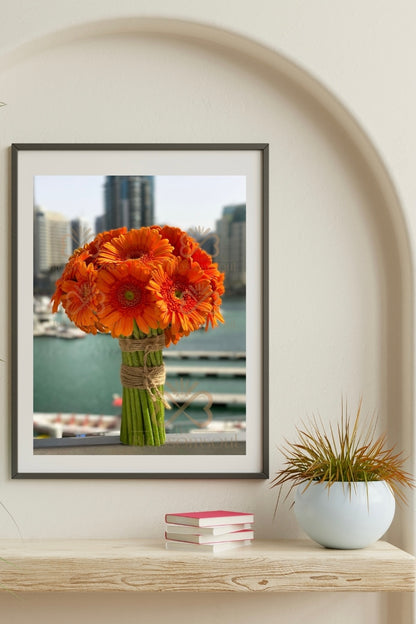 Orange Gerberas Artwork