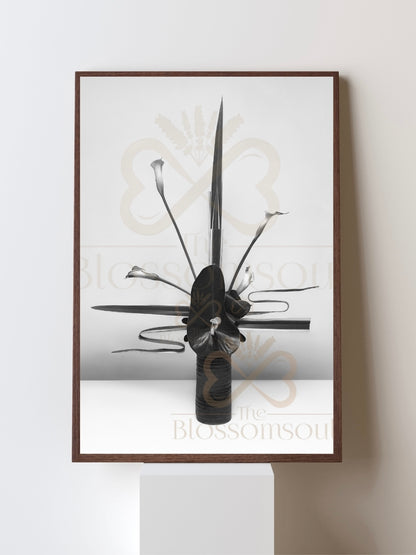 Attacher III Japanese Monochrome Artwork