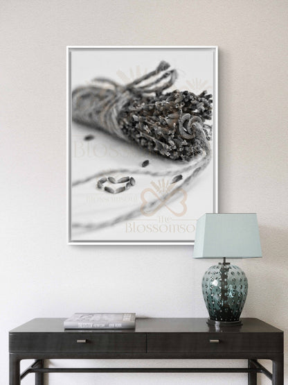 Lavender Cinnamon Monochrome Artwork