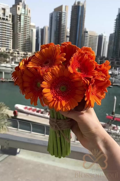 Orange Gerberas Artwork